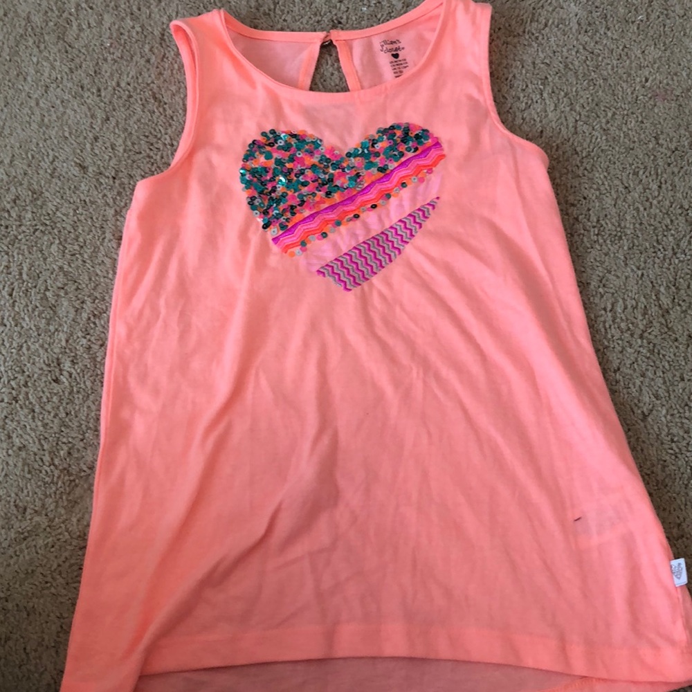 Coral tank top